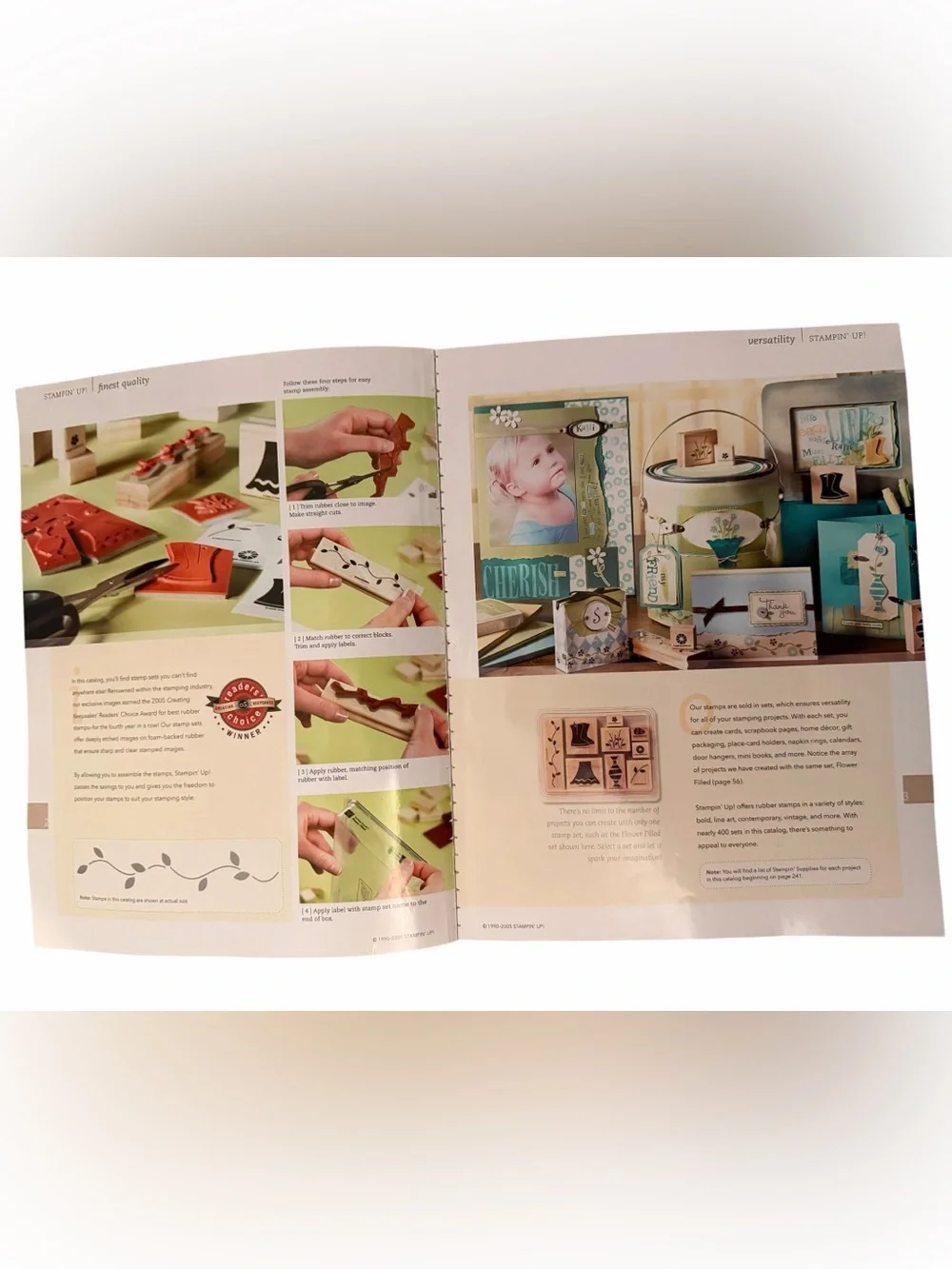Stampin' Up! Idea Book & Catalog 2005-2006 Edition